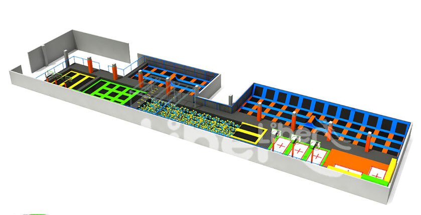 大型蹦床,室內蹦床