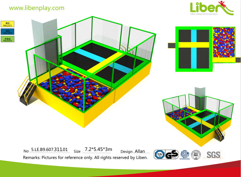 兒童蹦床 跳跳床—效果圖
