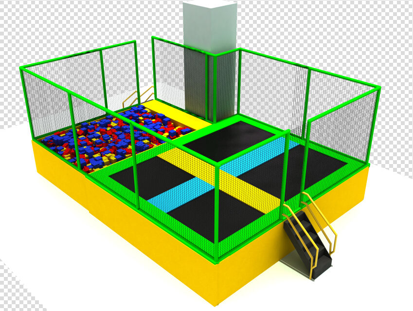 兒童蹦床 跳跳床—效果圖