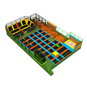 立本戶外蹦床公園案例-衢州飛鴻滑草場戶外蹦床